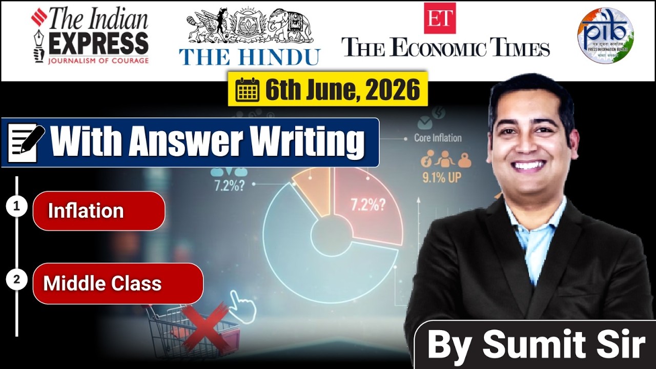 6 June, 2026 Editorial Discussion | Middle Class, PPI, India USA