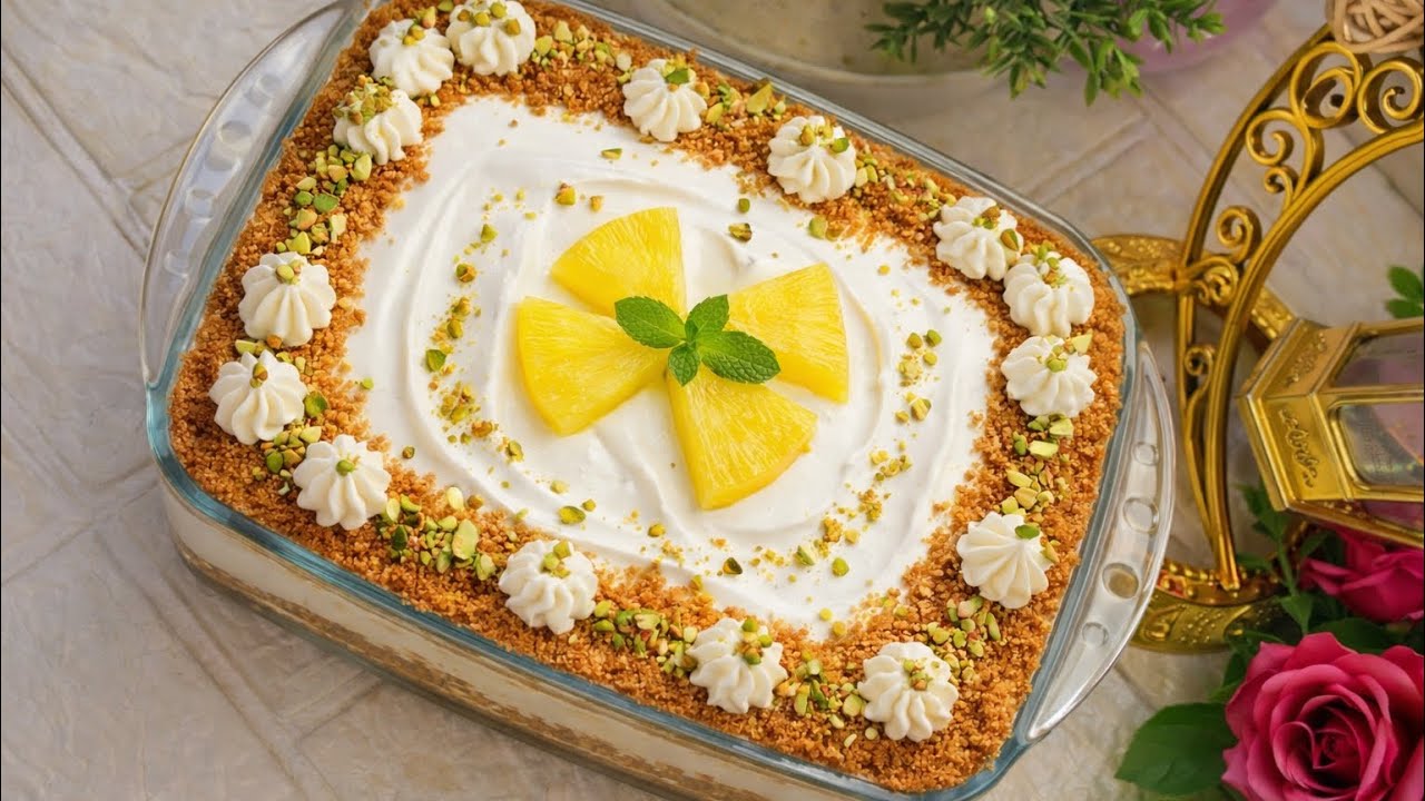 5 Minute No-Bake Dessert Recipe | Perfect Quick Sweet for Iftar & Eid | 3 Ingredients Dessert 