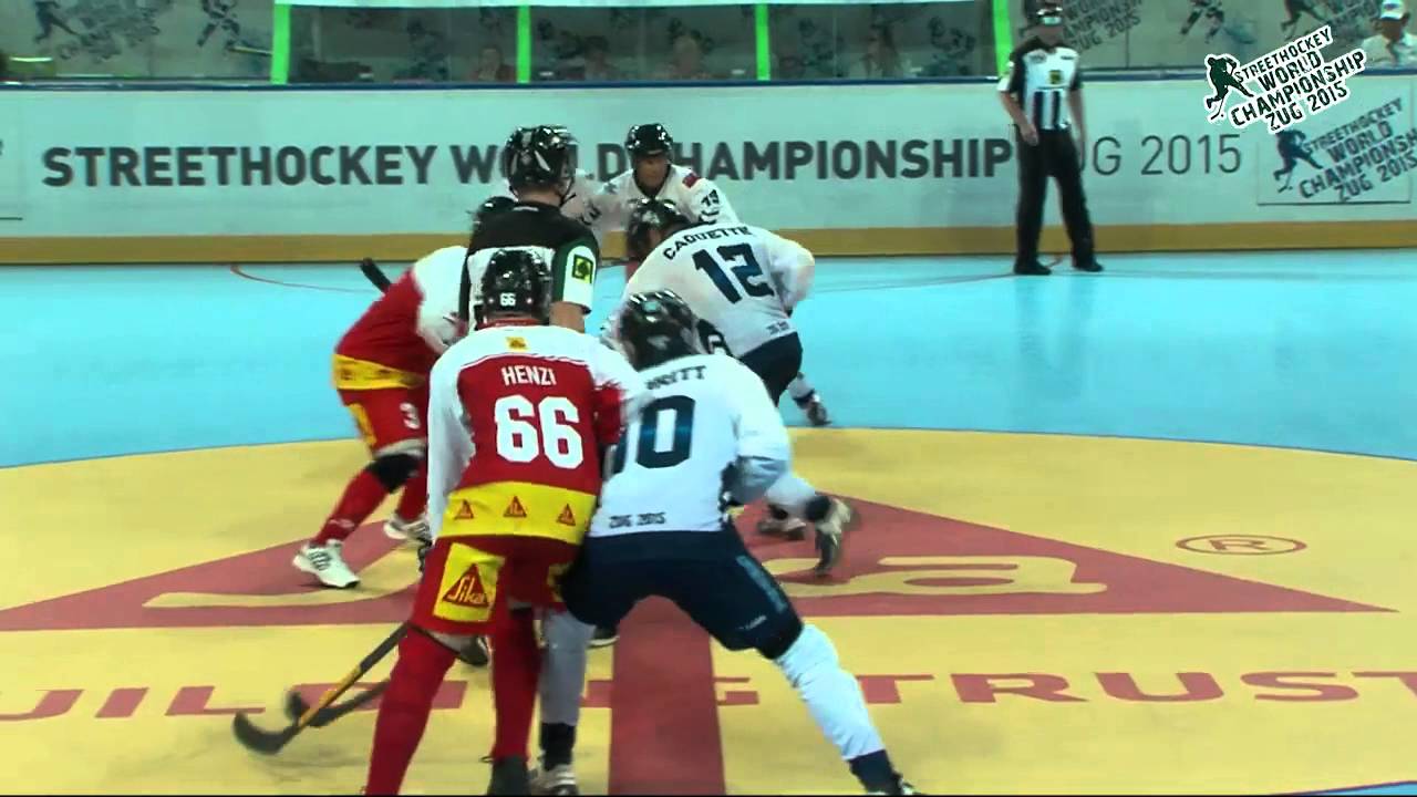 Switzerland vs Bermuda 2015 World Ball Hockey Championships June 19 2015 in Zug, Switzerland
