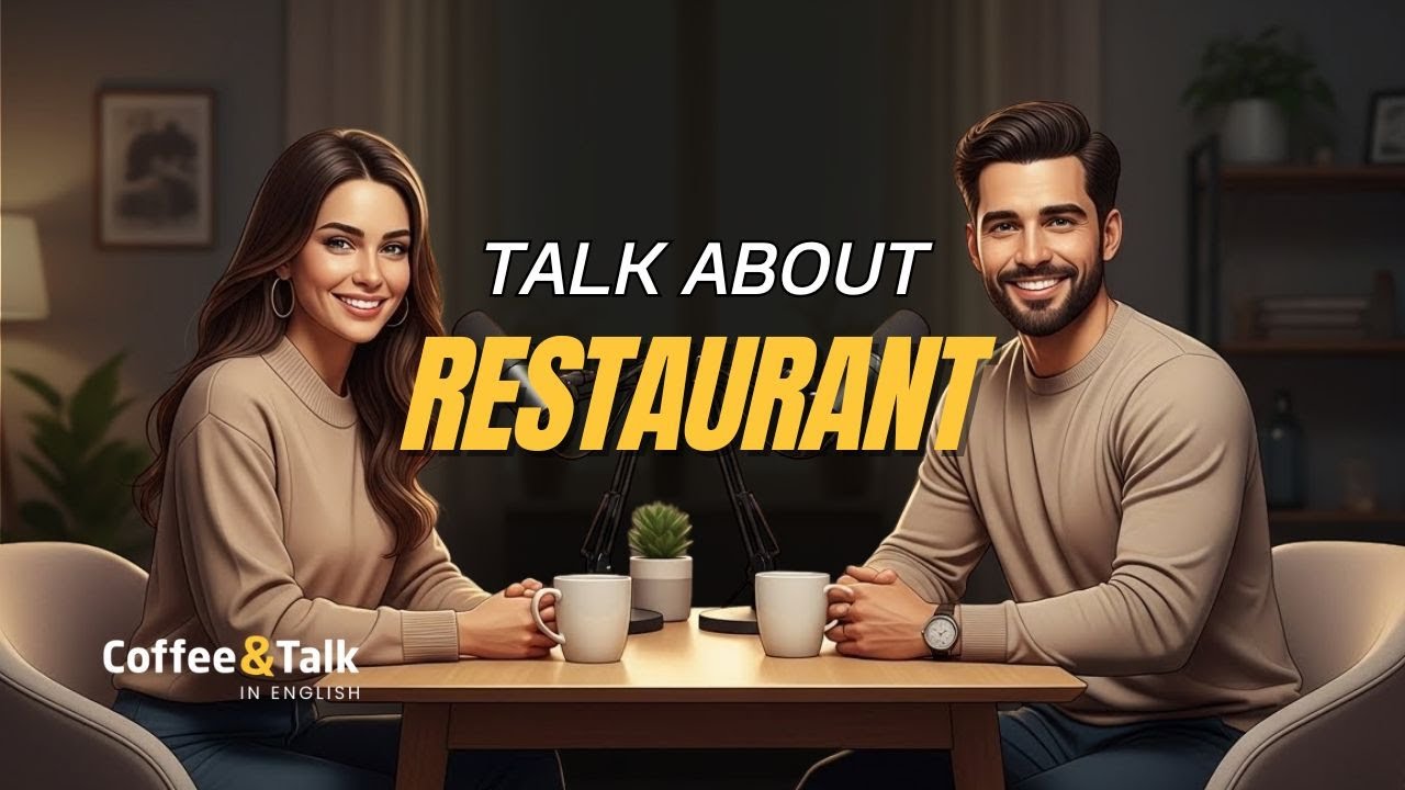 Restaurant English Conversation ☕🍽️ | Order Food, Ask for the Bill, and More