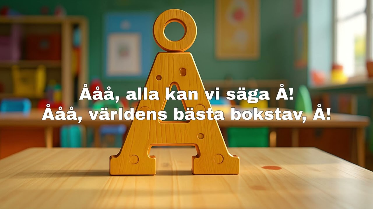 Bokstavssång - Bokstaven Å (av Utforska)