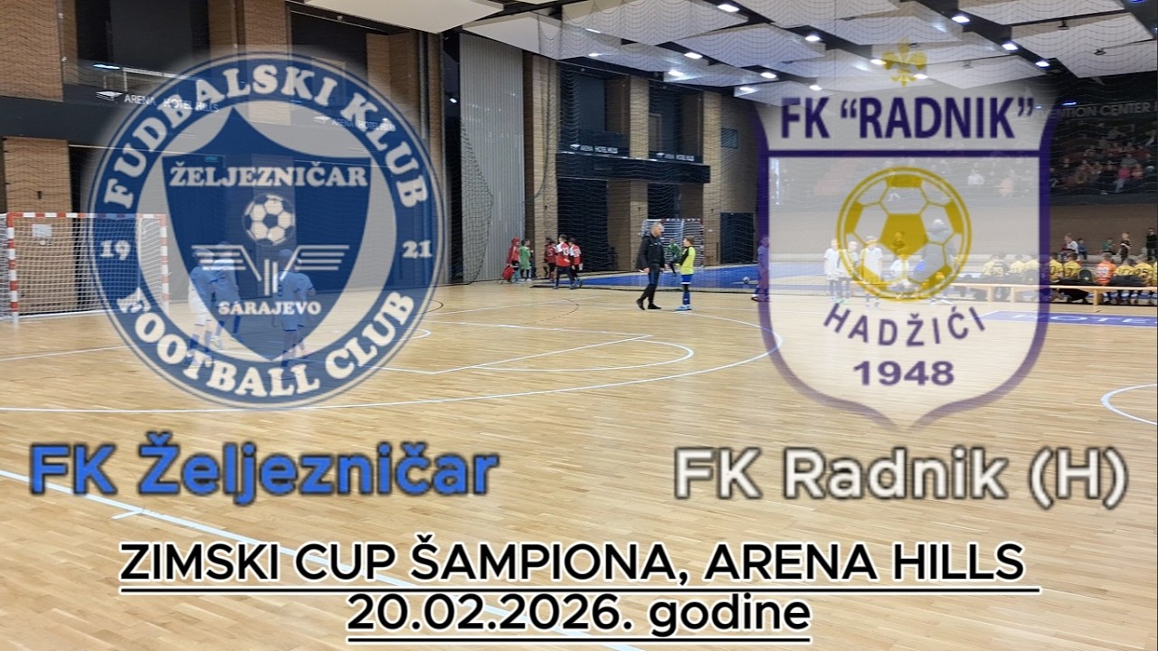 FK Željezničar - FK Radnik (H) 4:0 (ZIMSKI CUP ŠAMPIONA), 20.2.2026. godine, Generacija 2016.
