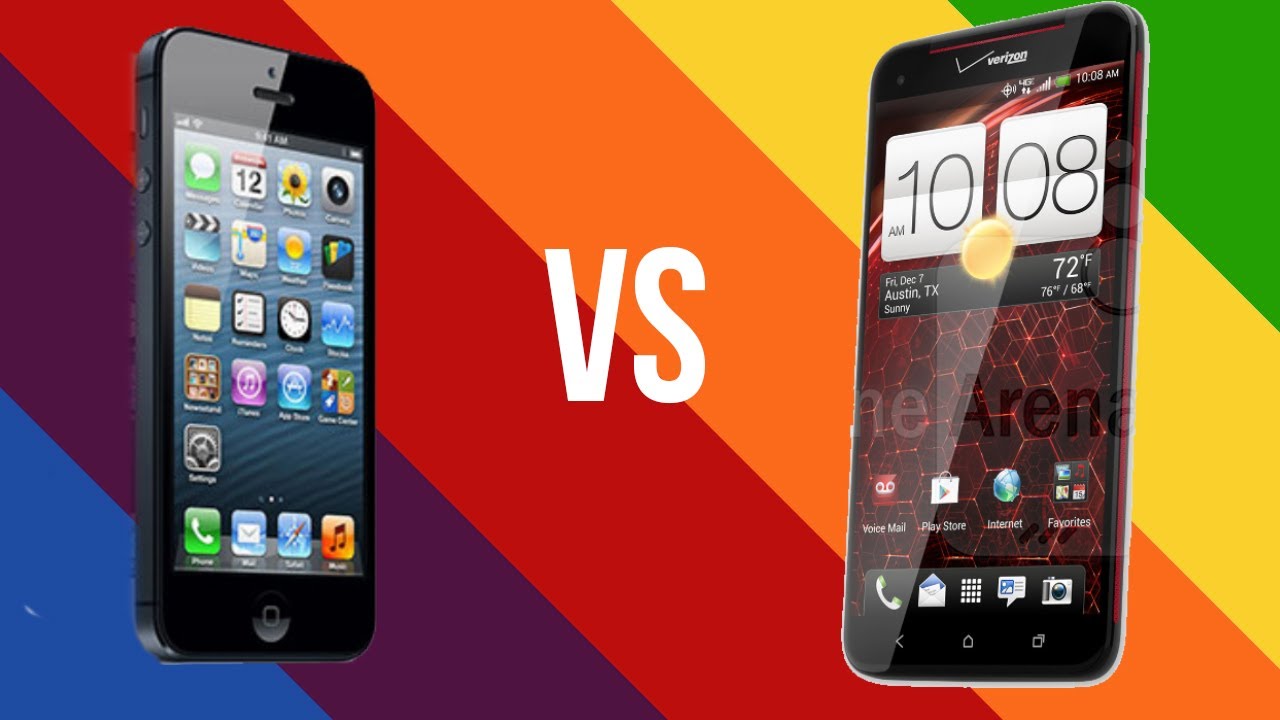 iPhone 5 vs. HTC Droid DNA
