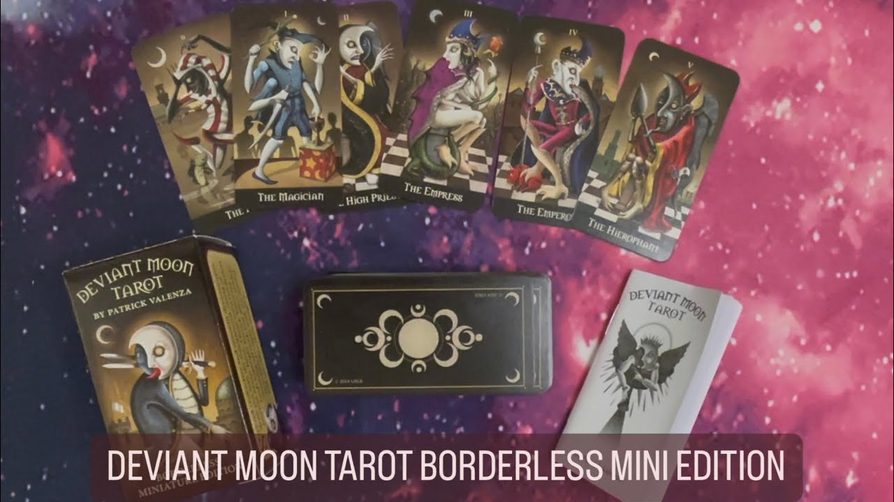DEVIANT MOON TAROT MINI EDITION | ⭐️Pre-Release⭐️| Full Flip Through