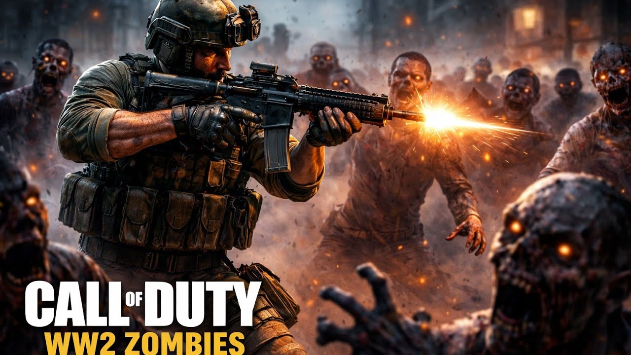 UN HOMBRE VS MILLONES DE ZOMBIES | Call of Duty WW2 ZOMBIES 🧟‍♂️🧟‍♂️ |