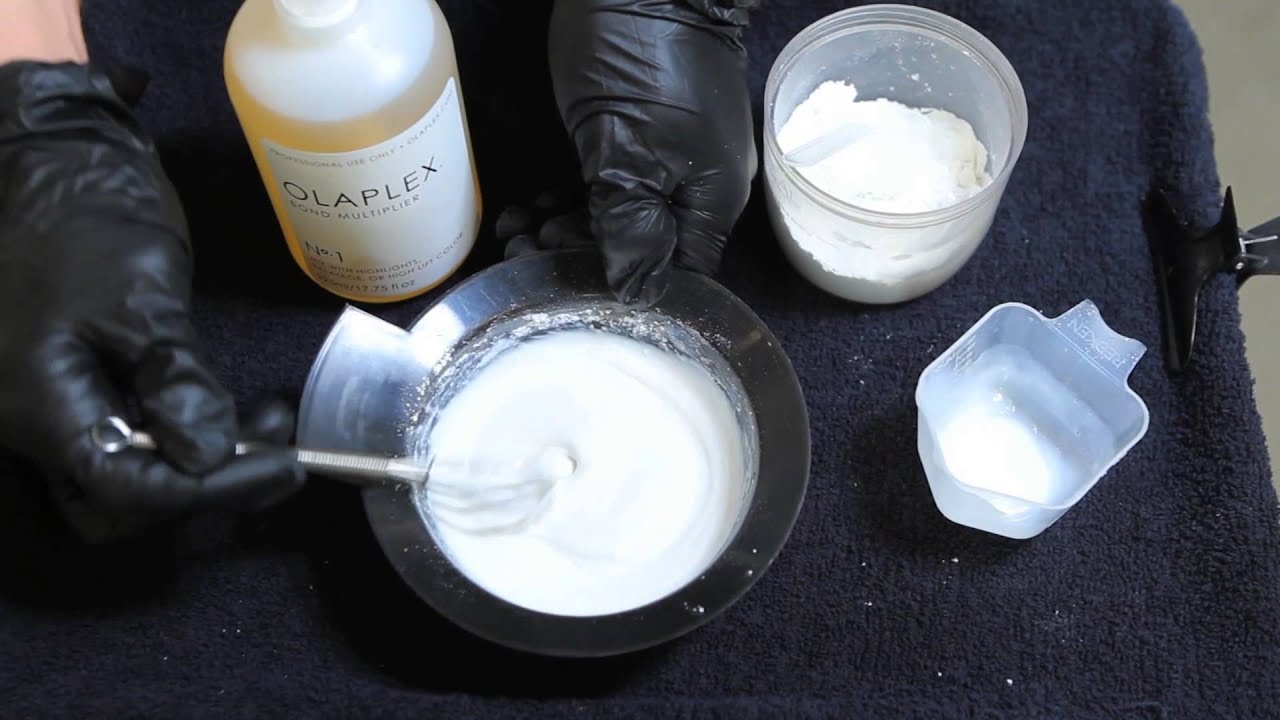 Chad Kenyon - jak przygotowac Olaplex do rozjasniania i balejazu