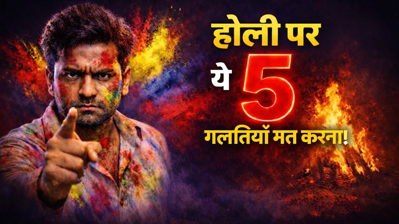 👉 होली पर ये 5 गलतियाँ मत करना ⚠️ वरना सालभर दुर्भाग्य पीछा नहीं छोड़ेगा! @AnantAadhyatam 