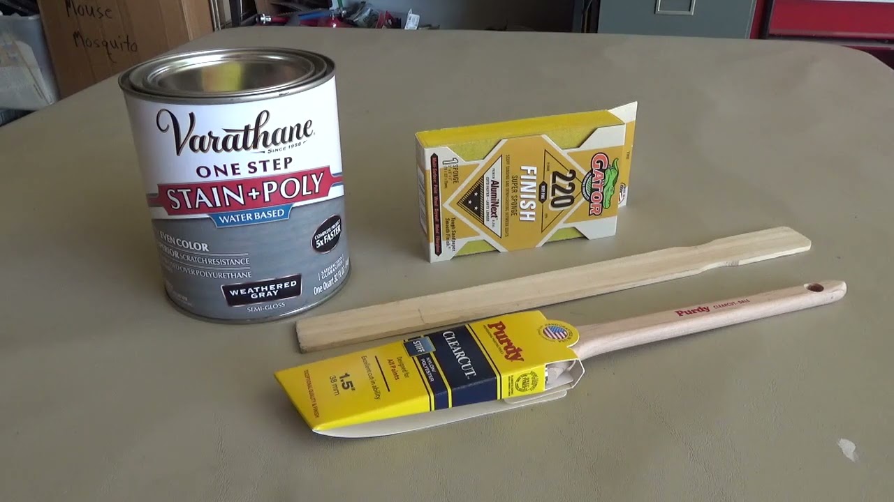 Varathane Stain and Poly