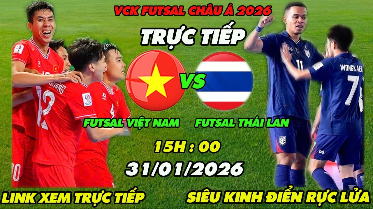 🔴Link Xem Trực Tiếp Bóng Đá ĐT Futsal Việt Nam vs Thái Lan: Siêu Kinh Điển Rực Lửa,Đại Chiến NgôiĐầu