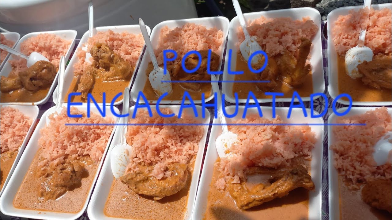 Pollo encacahuatado   sabor a rancho