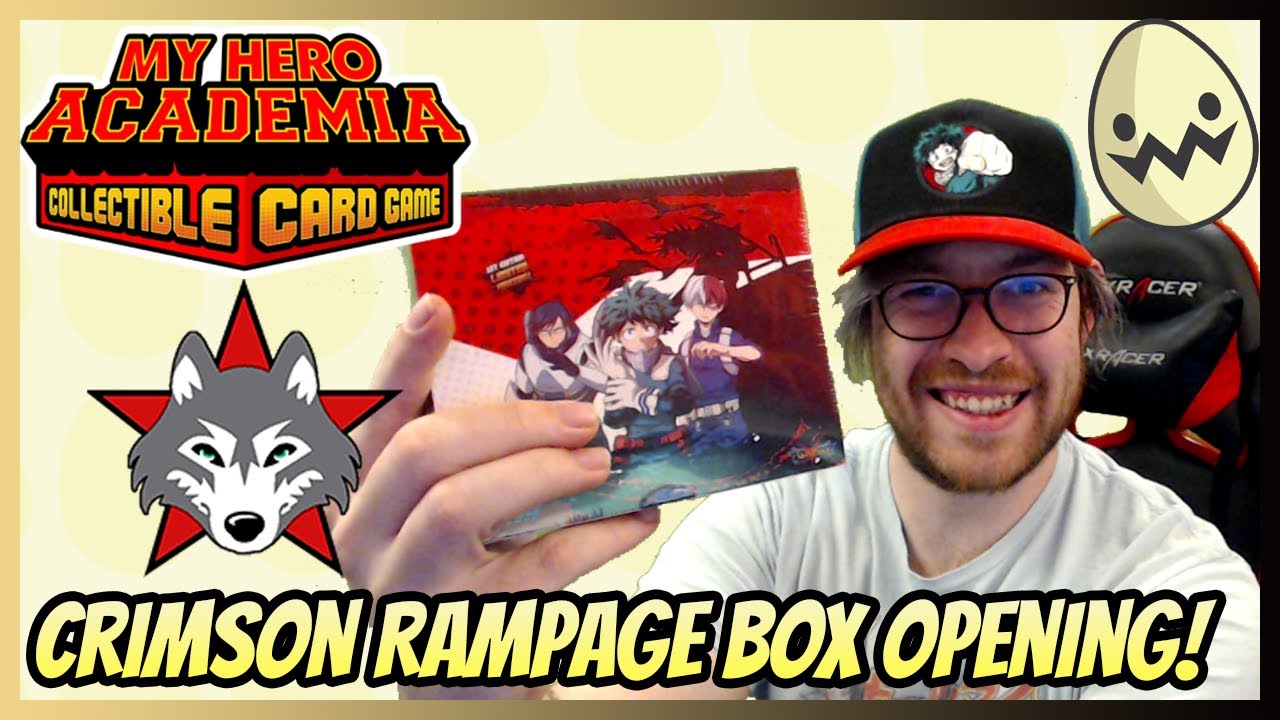 My Hero Academia Collectible Card Game: Crimson Rampage Box Opening!