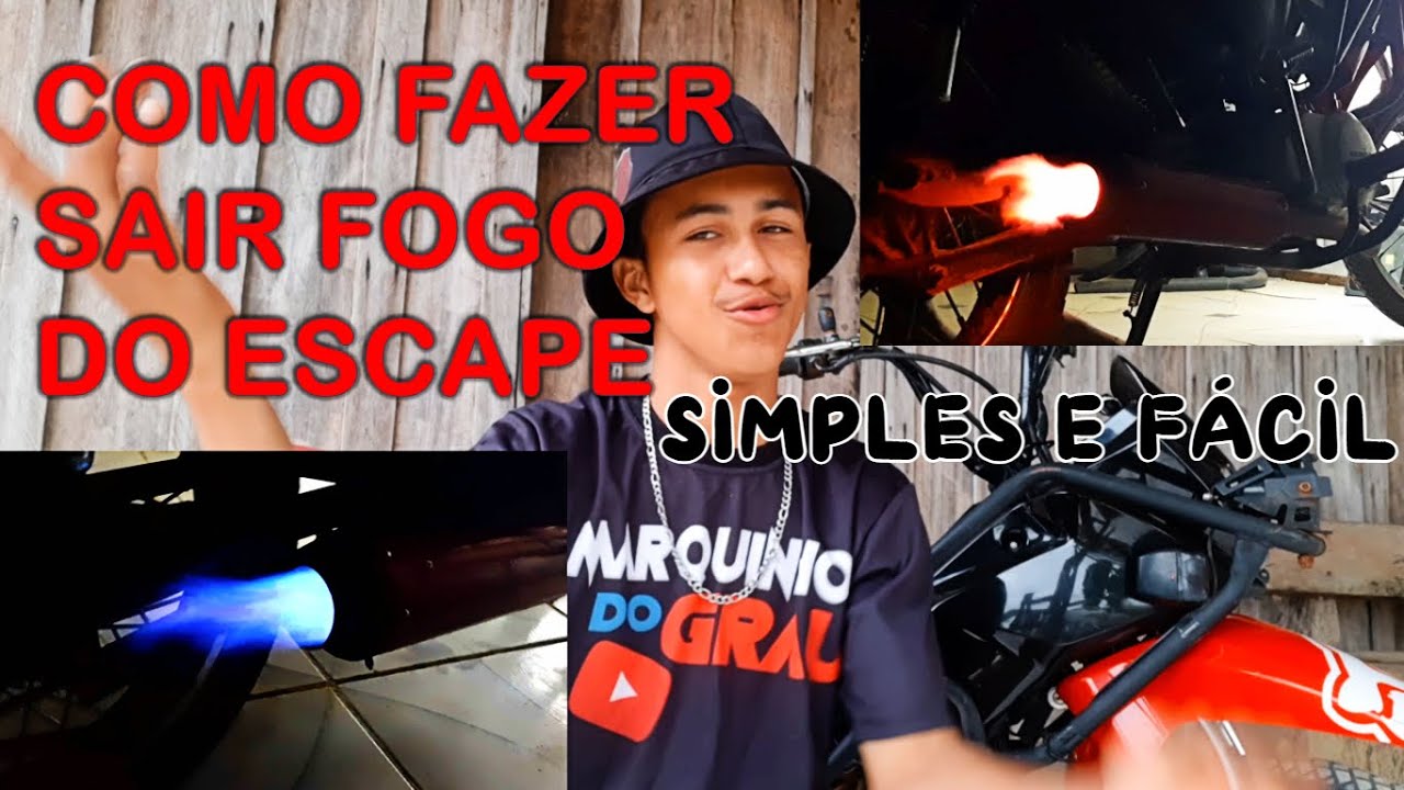 🔥COMO FAZER SAIR FOGO DO ESCAPE POP 100🔥 - Marquinhos Do Grau