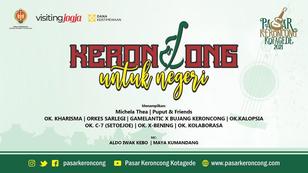 LIVE STREAMING PASAR KERONCONG KOTAGEDE 2021 | KERONCONG UNTUK NEGERI