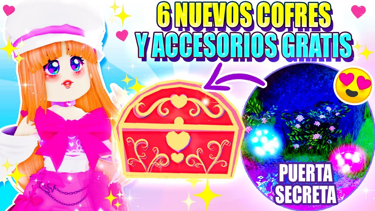 🎀 Como conseguir 6 NUEVOS COFRES y ACCESORIOS GRATIS de la NUEVA ESCUELA 👑 Royale High ROBLOX