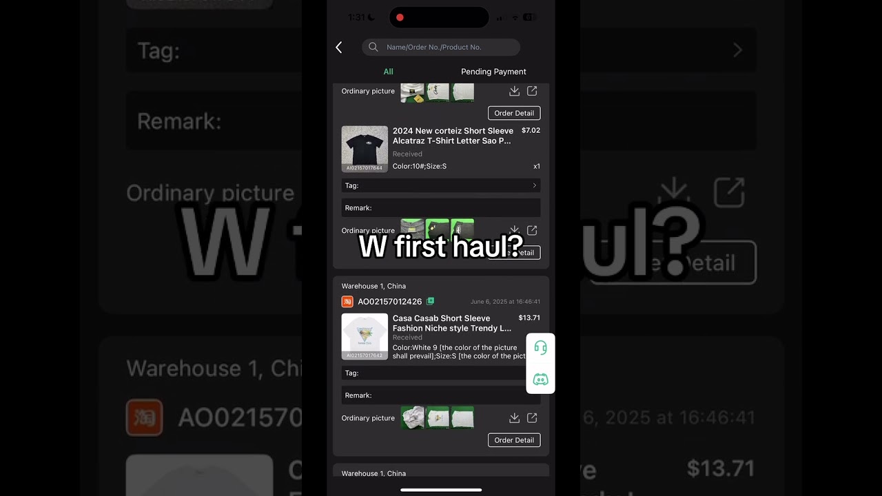 W first ACBUY haul?