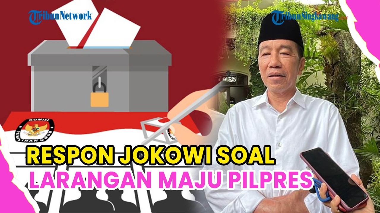🔺RESPON JOKOWI SOAL LARANGAN KELUARGA PRESIDEN MAJU PILPRES❗
