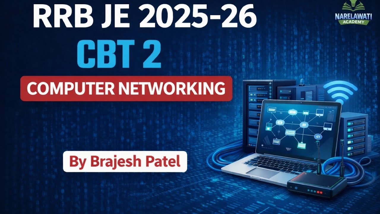 COMPUTER NETWORKING for #rrbje #cbt2#rrb  #cbt2_exam #ntpc