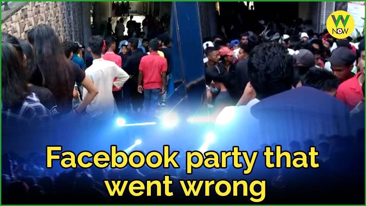 Facebook party that went wrong