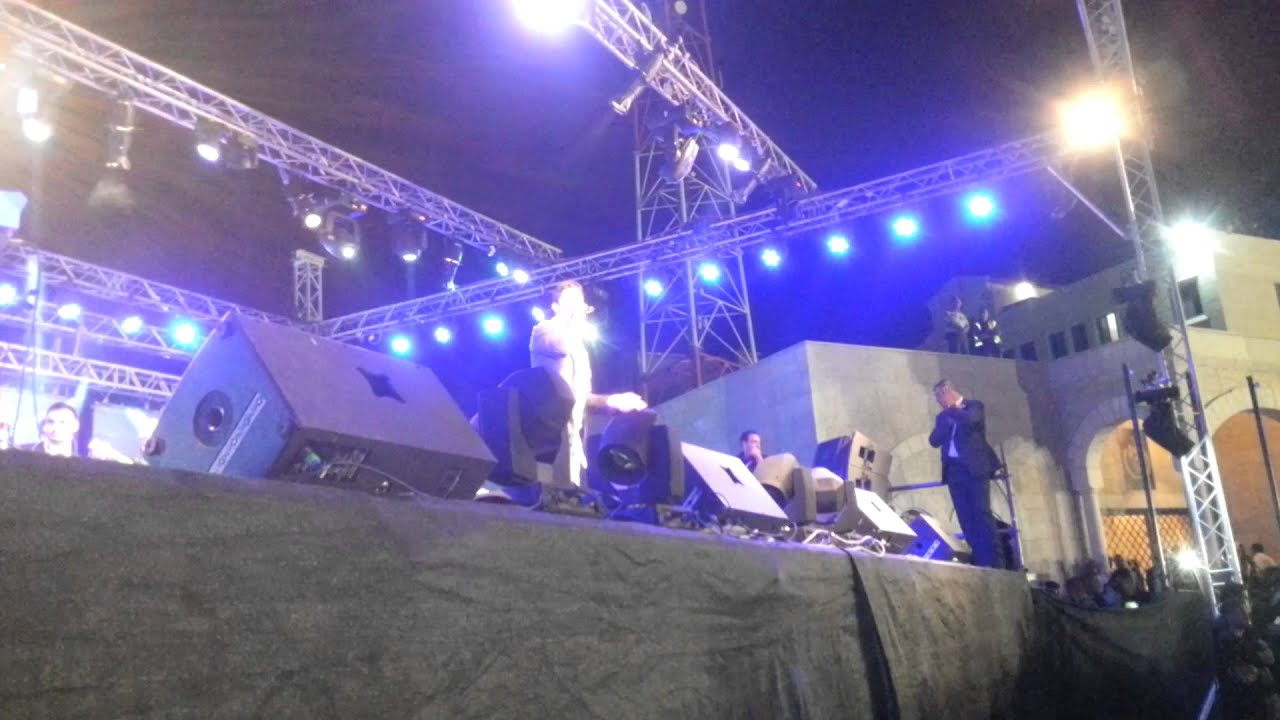 حفله محمد عساف بيت لحم الزينه لبسه خلخالاا تصوير دي جي روني 0522384995