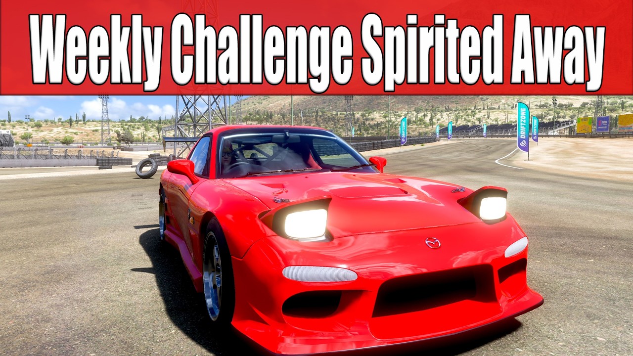 Forza Horizon 5 Weekly Challenge Spirited Away - 2002 Mazda RX-7 Spirit R