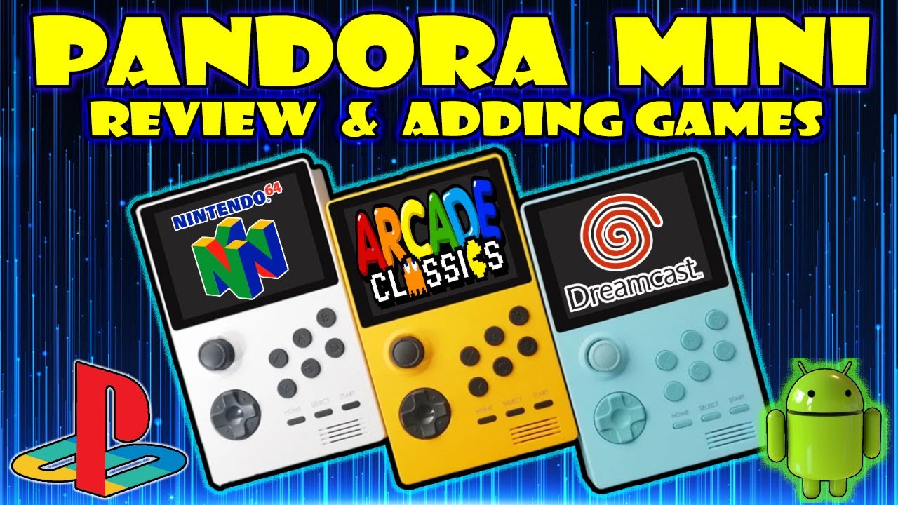Review for PowKiddy A19 Pandora Mini Handheld Retro Game Console & How to ADD Games
