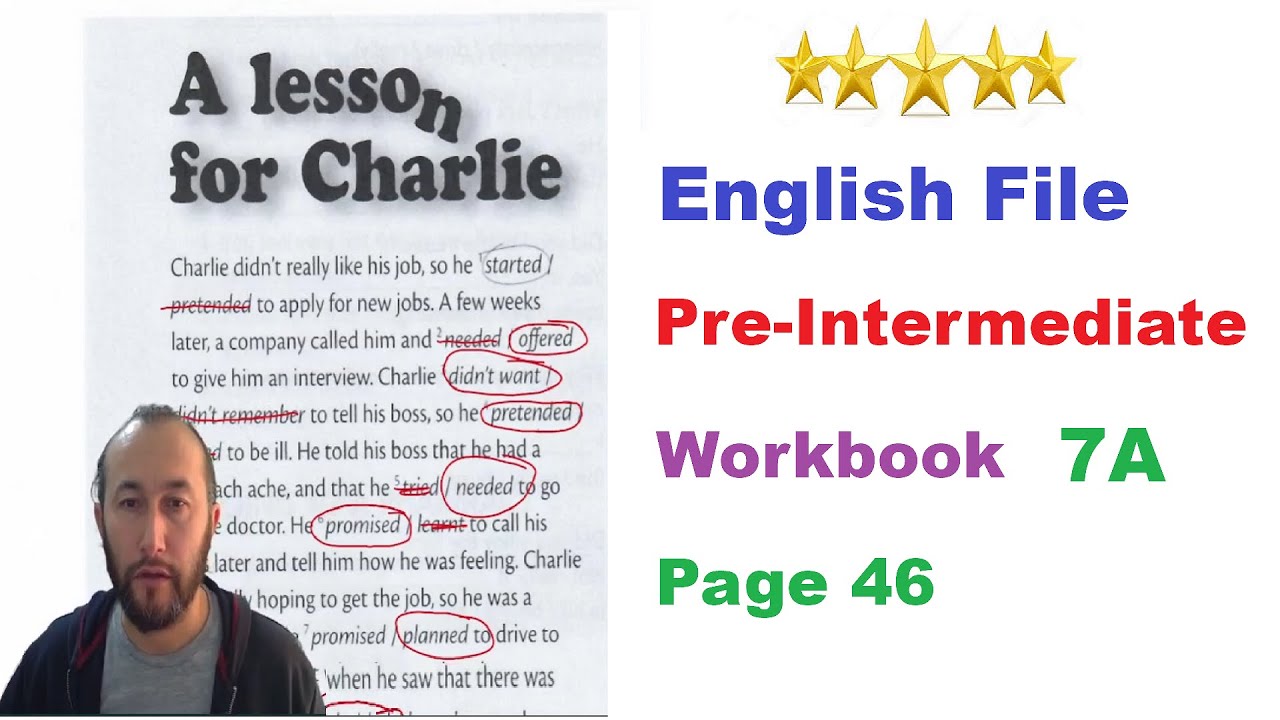 English File, Pre Intermediate, Workbook, 7A, Page 46