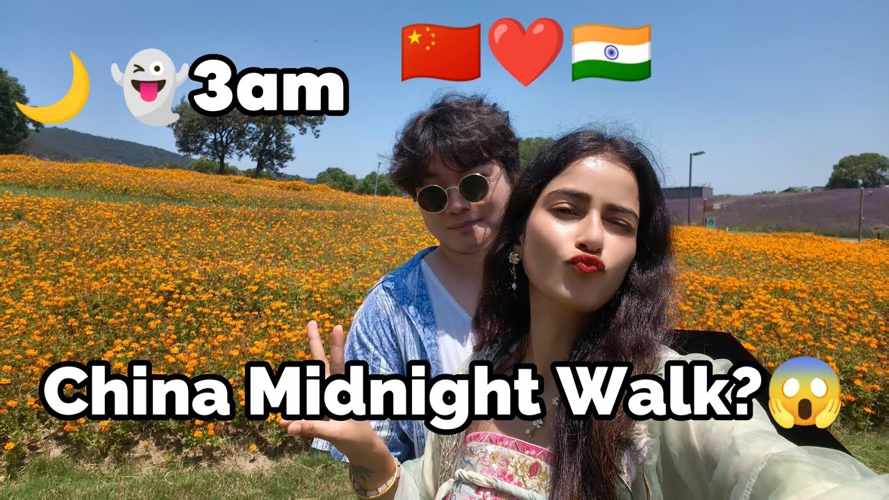 Indian Wife in China:Midnight walk outside 🇨🇳🇮🇳 & Drone show in Ancients town 