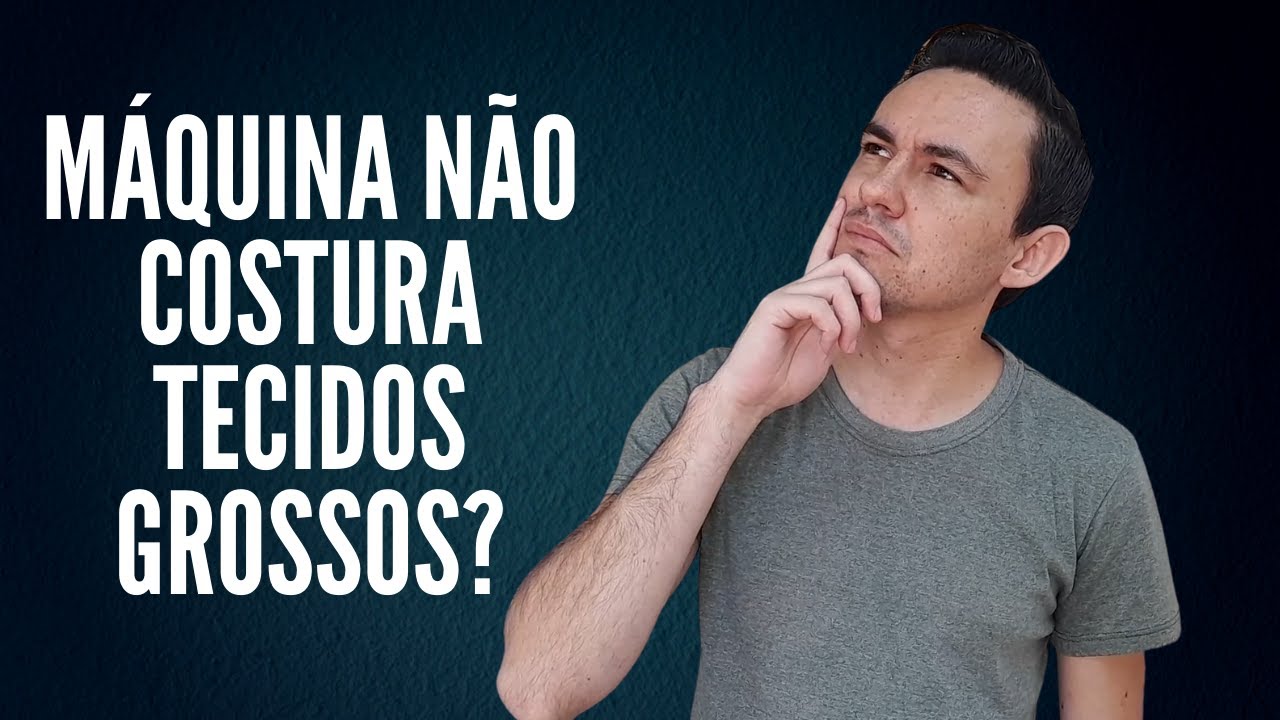 Minha m&aacute;quina de costura n&atilde;o est&aacute; costurando tecidos grossos.