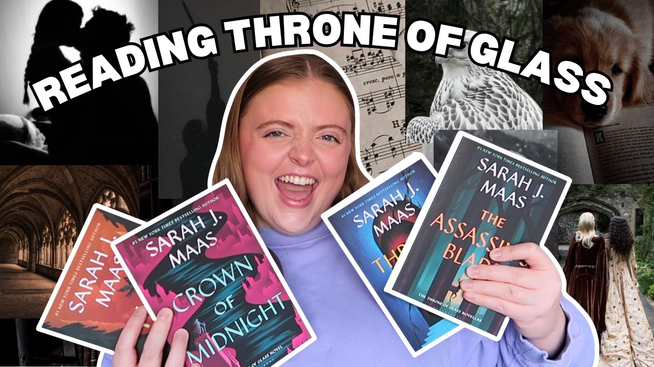reading throne of glass FOR THE FIRST TIME! 🗡️❤️‍🔥 (spoiler-free reading vlog)