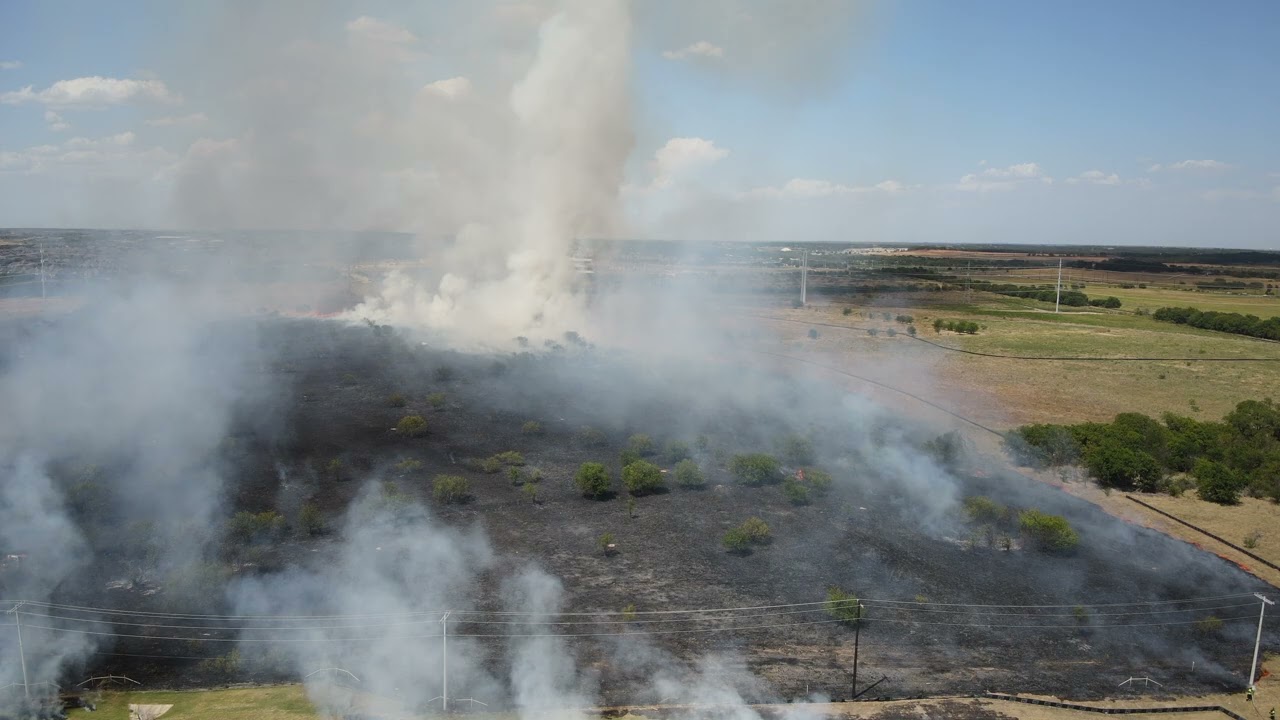 Grass Fire in Flower Mound