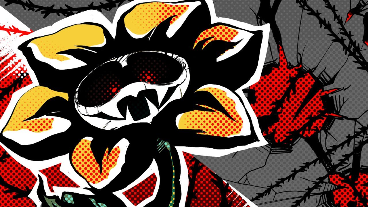 (Request) Floral Menace: Flowey in the style of Persona