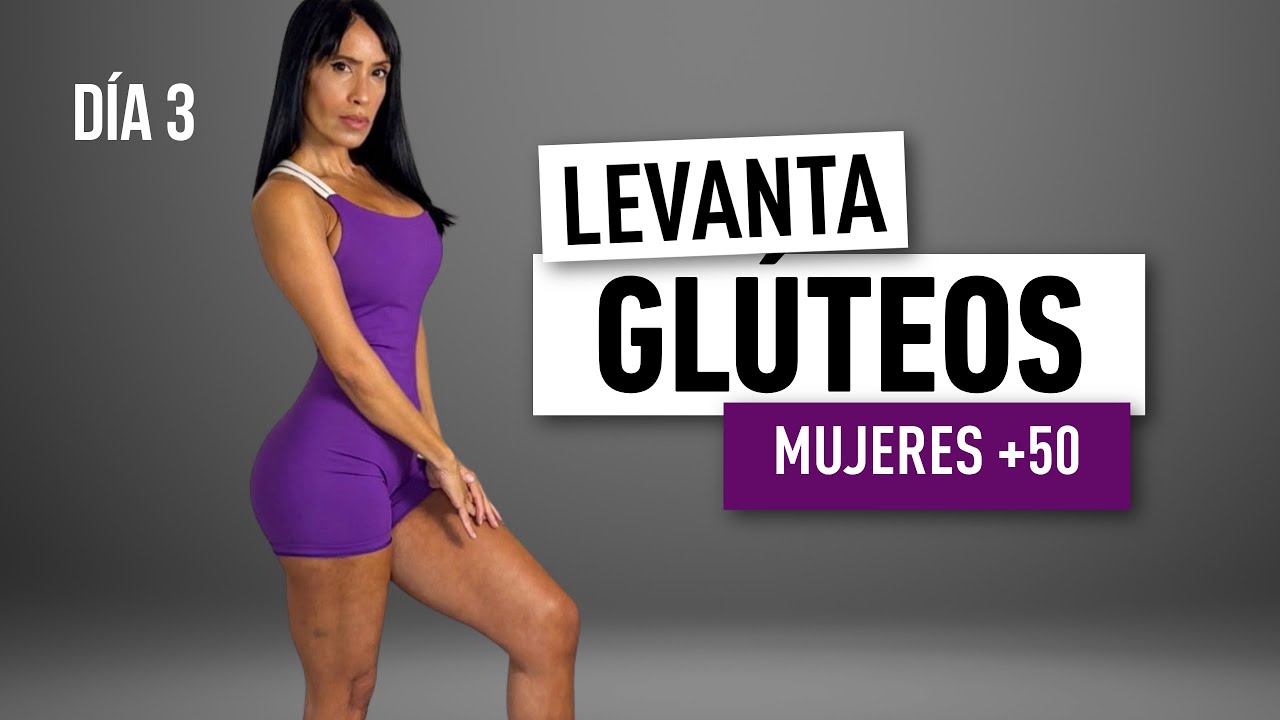 RUTINA PARA LOS GLÚTEOS CAÍDOS - Glúteos y Femorales Con materiales |  RENACE +30 - DÍA 3 