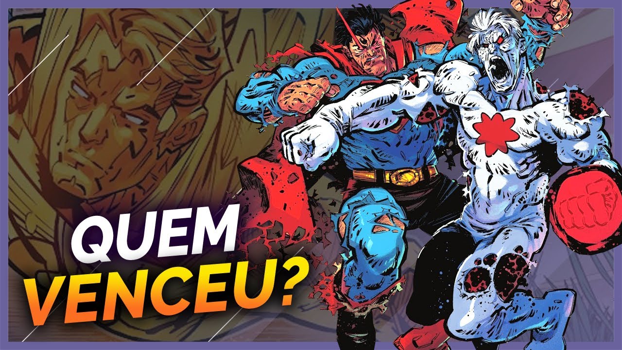 COMO FOI A LUTA ENTRE SUPERMAN E CAPITÃO ÁTOMO