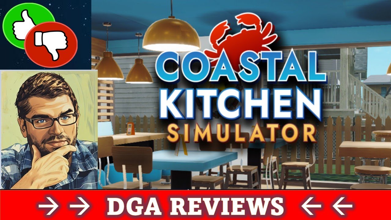 Обзор игры Dad on a Budget: Coastal Kitchen Simulator.
