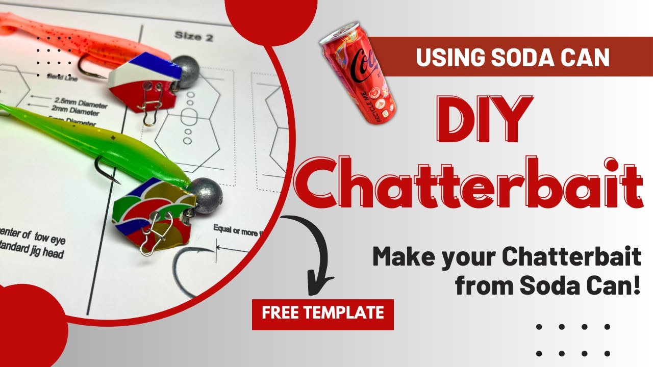 Lure Making, Fishing Hack | Soda Can Chatterbait, Reel in More Bites!