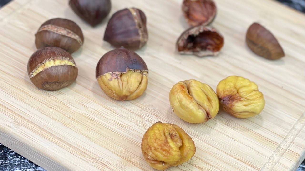 Все советы и подсказки по приготовлению жареных каштанов 🌰 С субтитрами