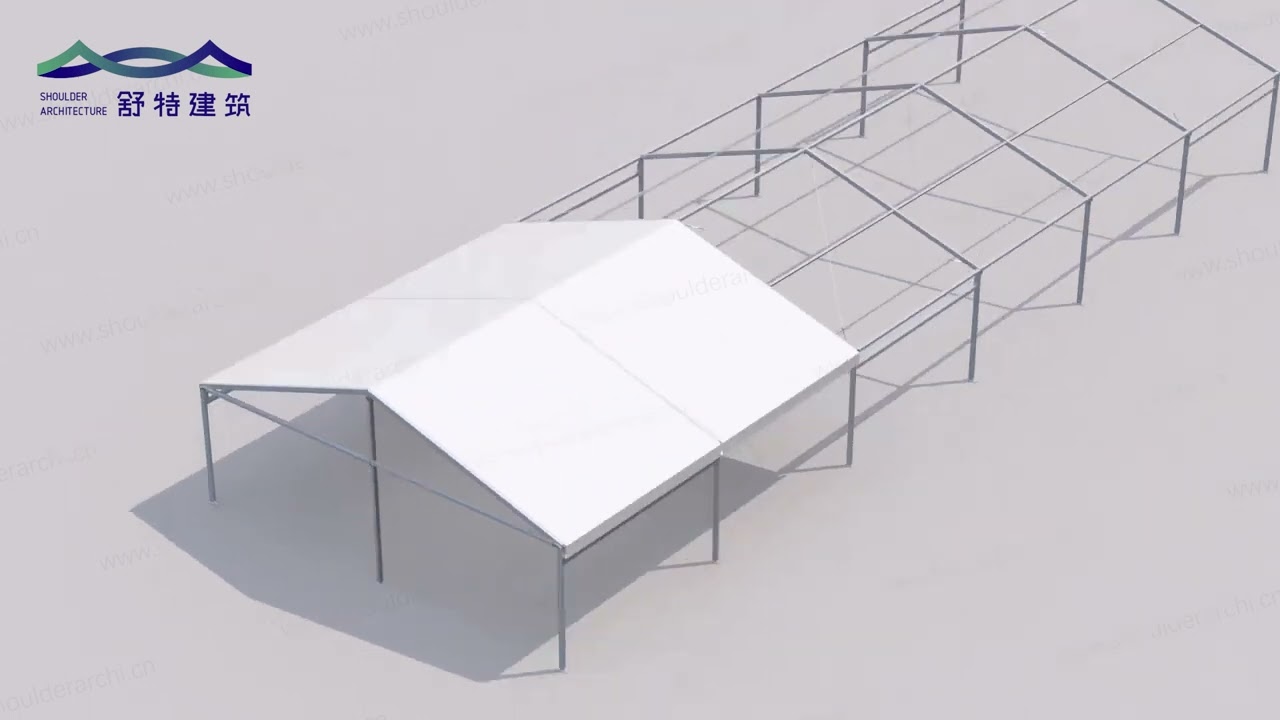 10 x 30m Clear Span Tent Installation Instruction from Shoulder Tent.