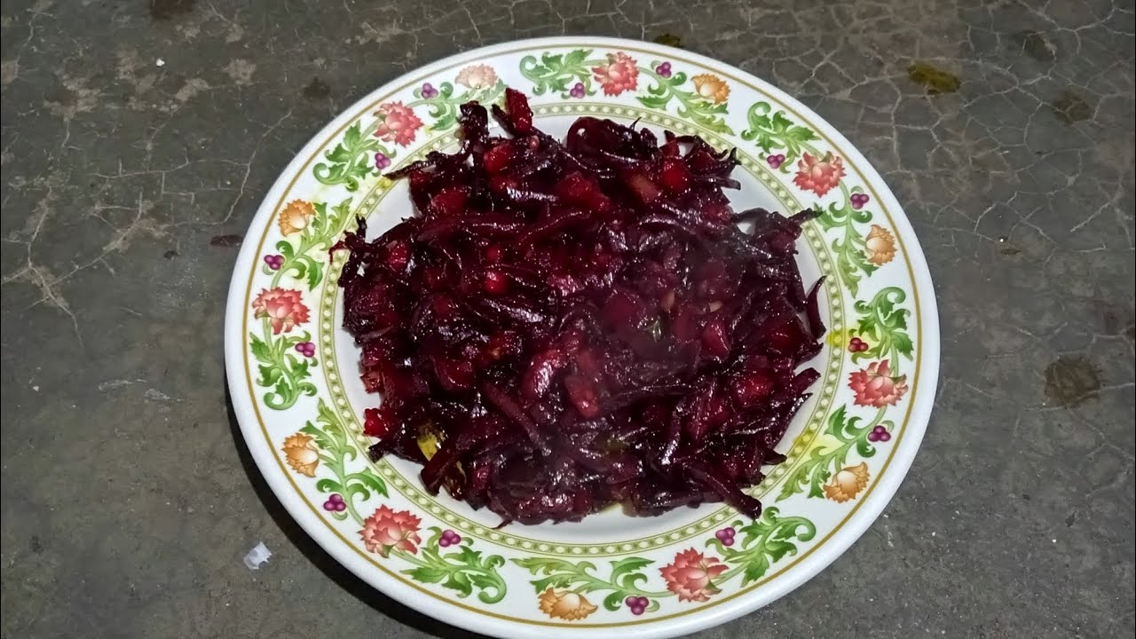 বিট ভাজা রেসিপি। Beet Bhaja Recipe #cook #recipe #cooking