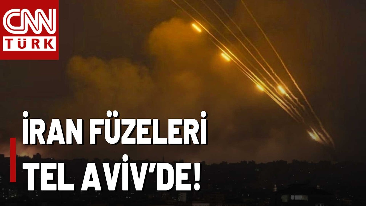 İran Füzeleri Şu An Tel Aviv'de! ABD-İsrail'in Saldırılarına Karşılık Veriliyor!