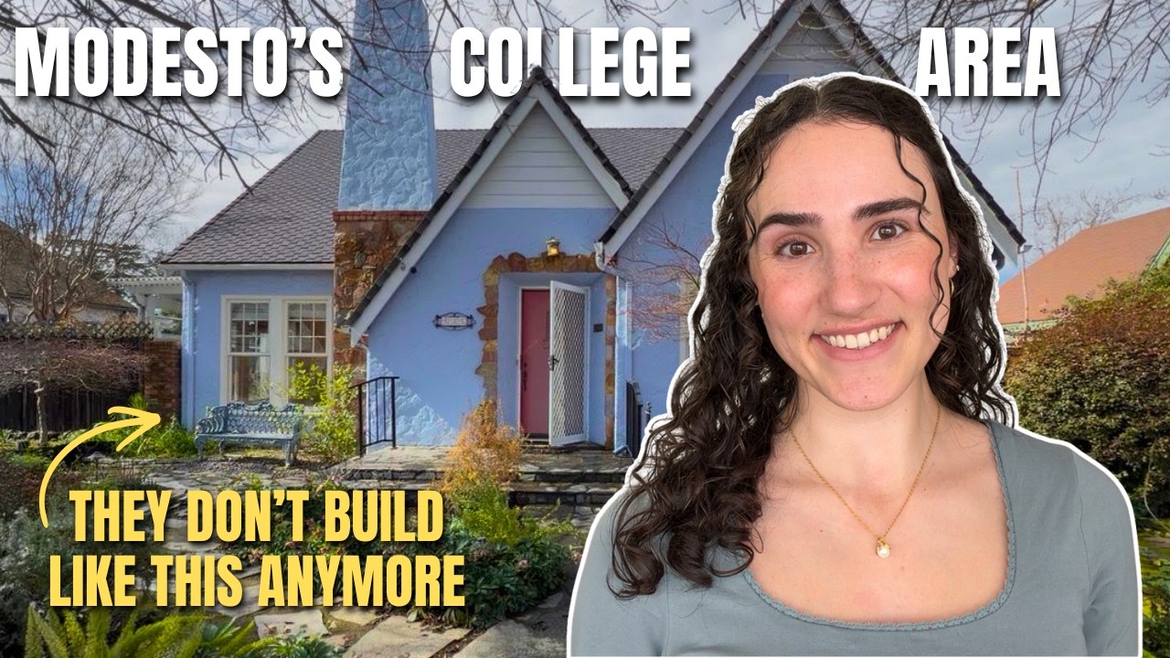 Exploring Modesto's College Area | Touring Two Old Homes in Modesto California