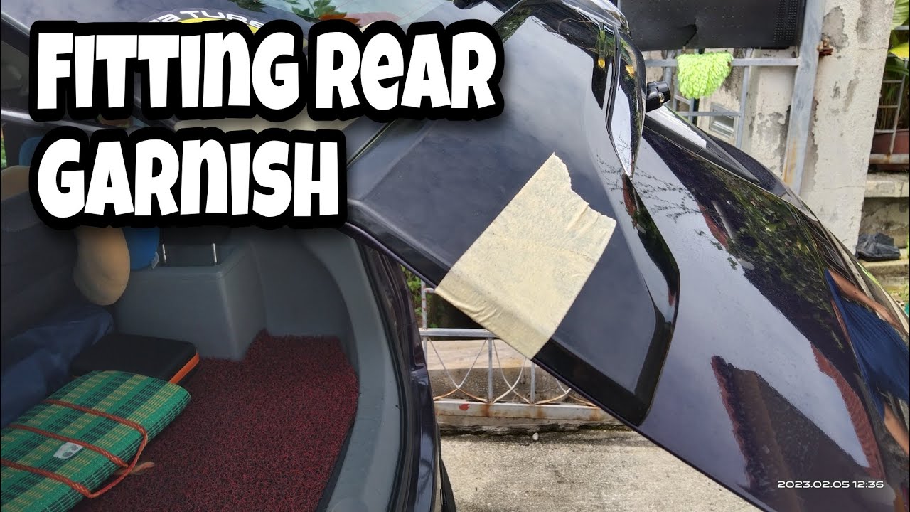 Alza 2013 pasang Rear Garnish 2018