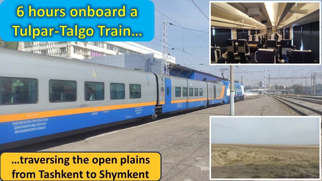 Onboard the Tulpar-Talgo from Tashkent to Shymkent!