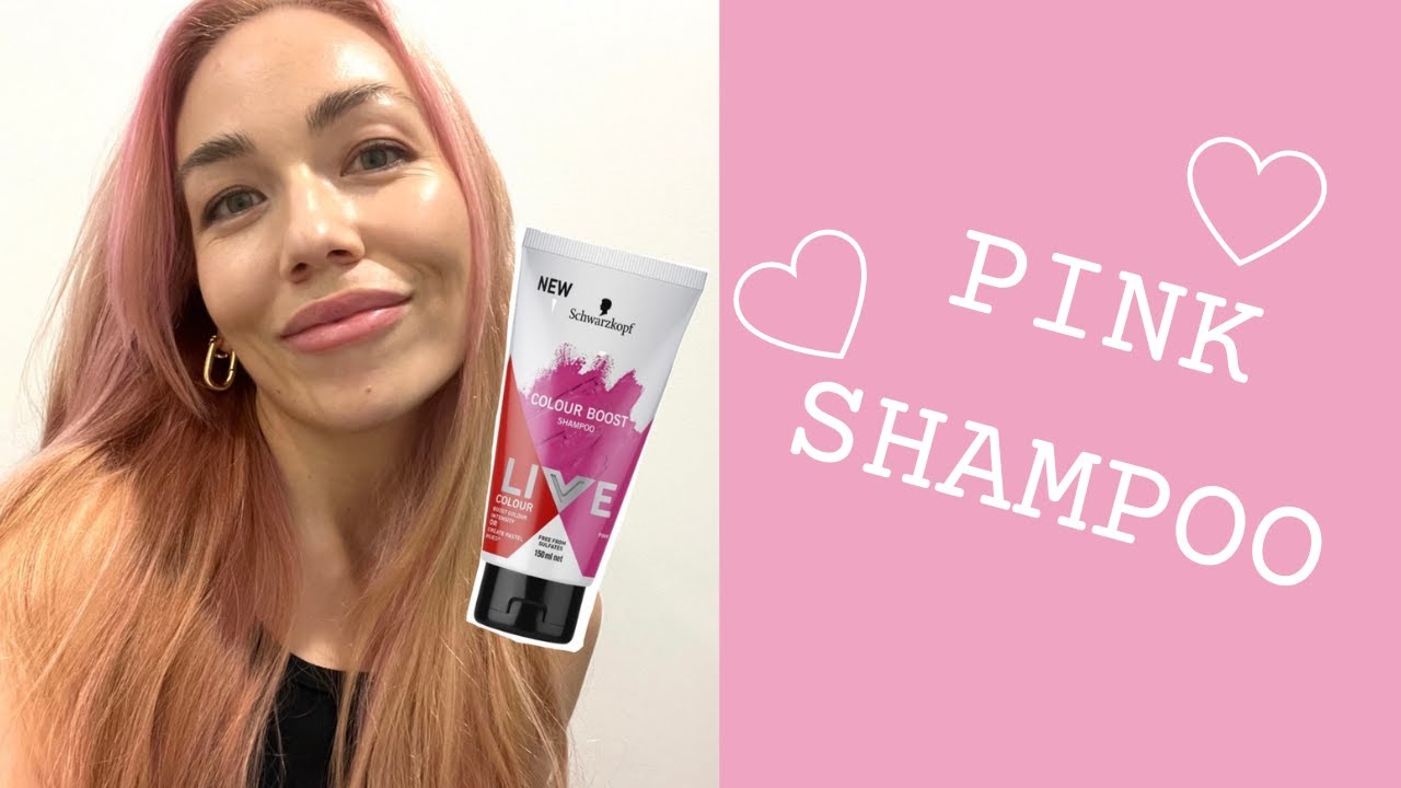Schwarzkopf PINK Shampoo B&A. Pink Hair