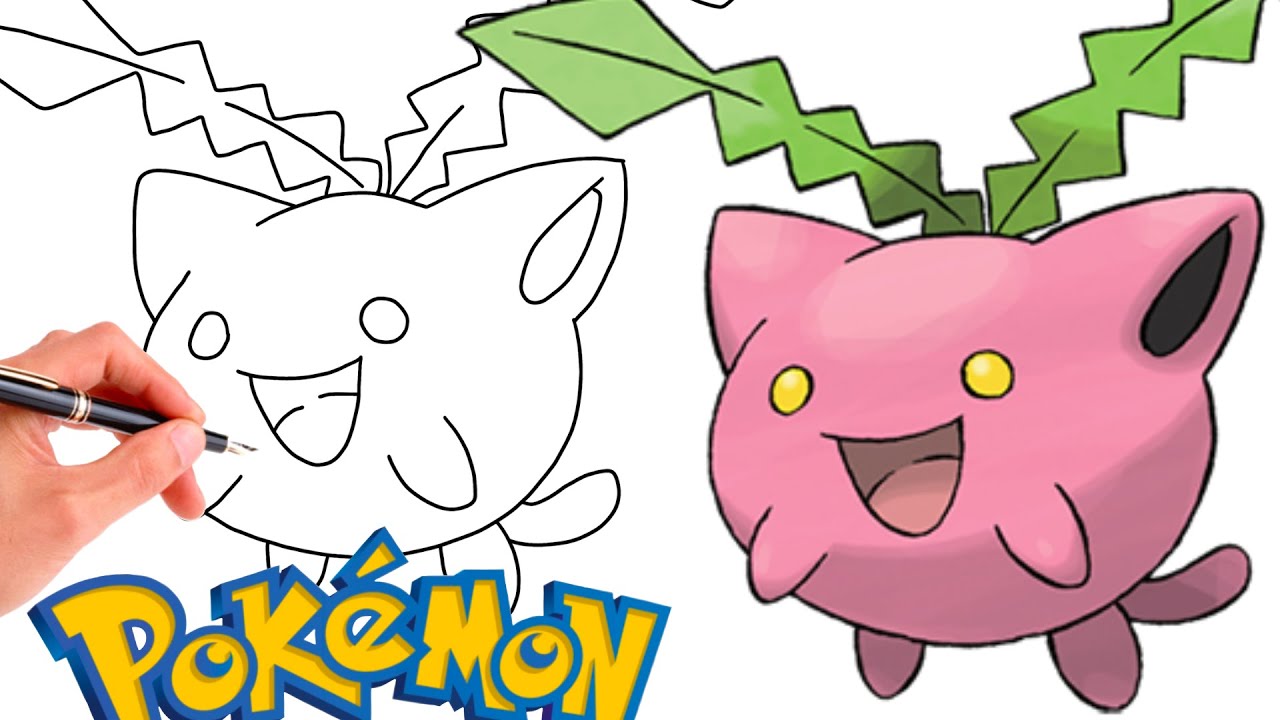 How To Draw HOPPIP POKEMON #187 | Generation 2