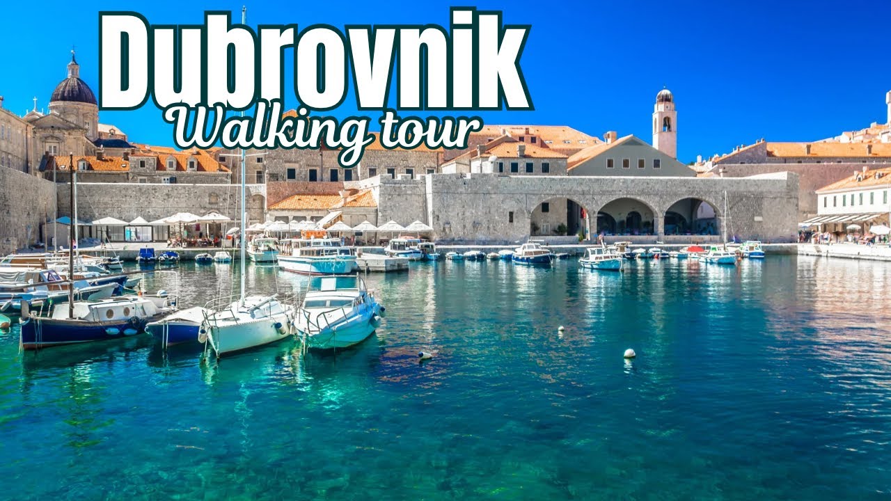 Dubrovnik 🇭🇷 City Walls 4K Walking Tour | POV from Pile Gate to Lokrum Island