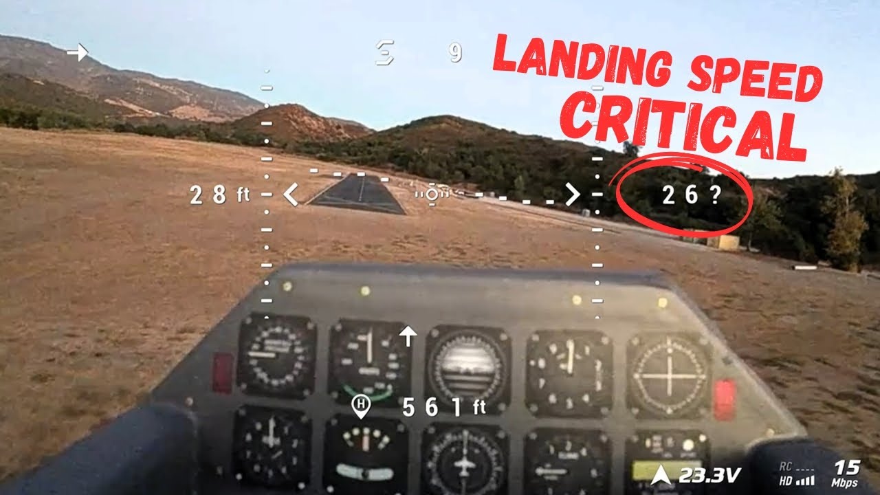 Grease FPV Landings by Using the Correct Approach Speed 🛬