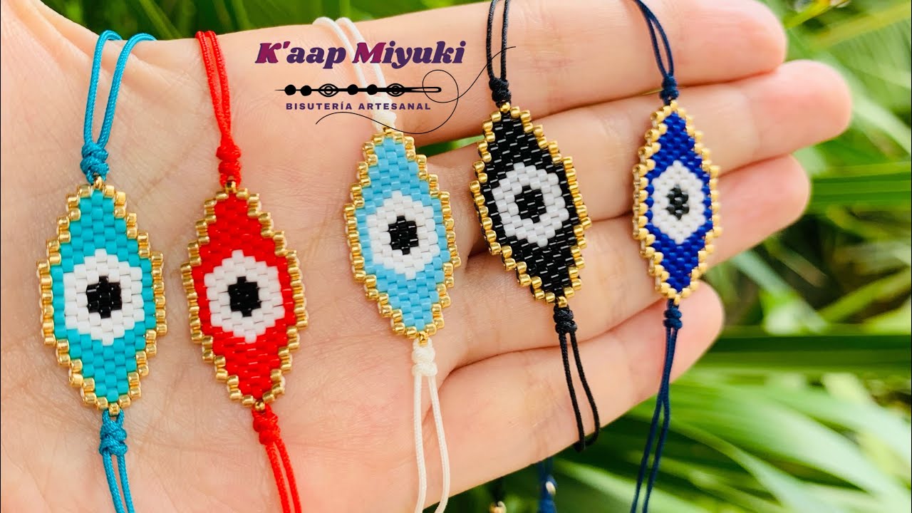 Tutorial ojito miyuki en peyote 🧿