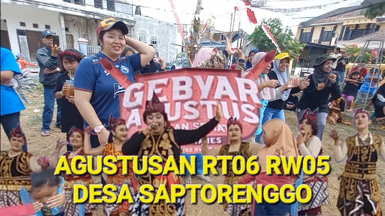 SERU!!! SEMUA WARGA ANTUSIAS BERJOGED DIACARA AGUSTUSAN RT06 - RW05 DESA SAPTORENGGO 