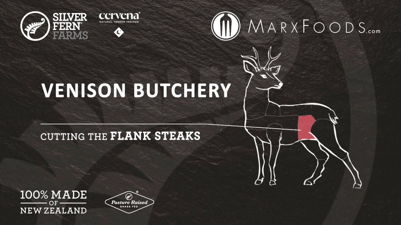 Venison Butchery - Cutting the Flank Steaks