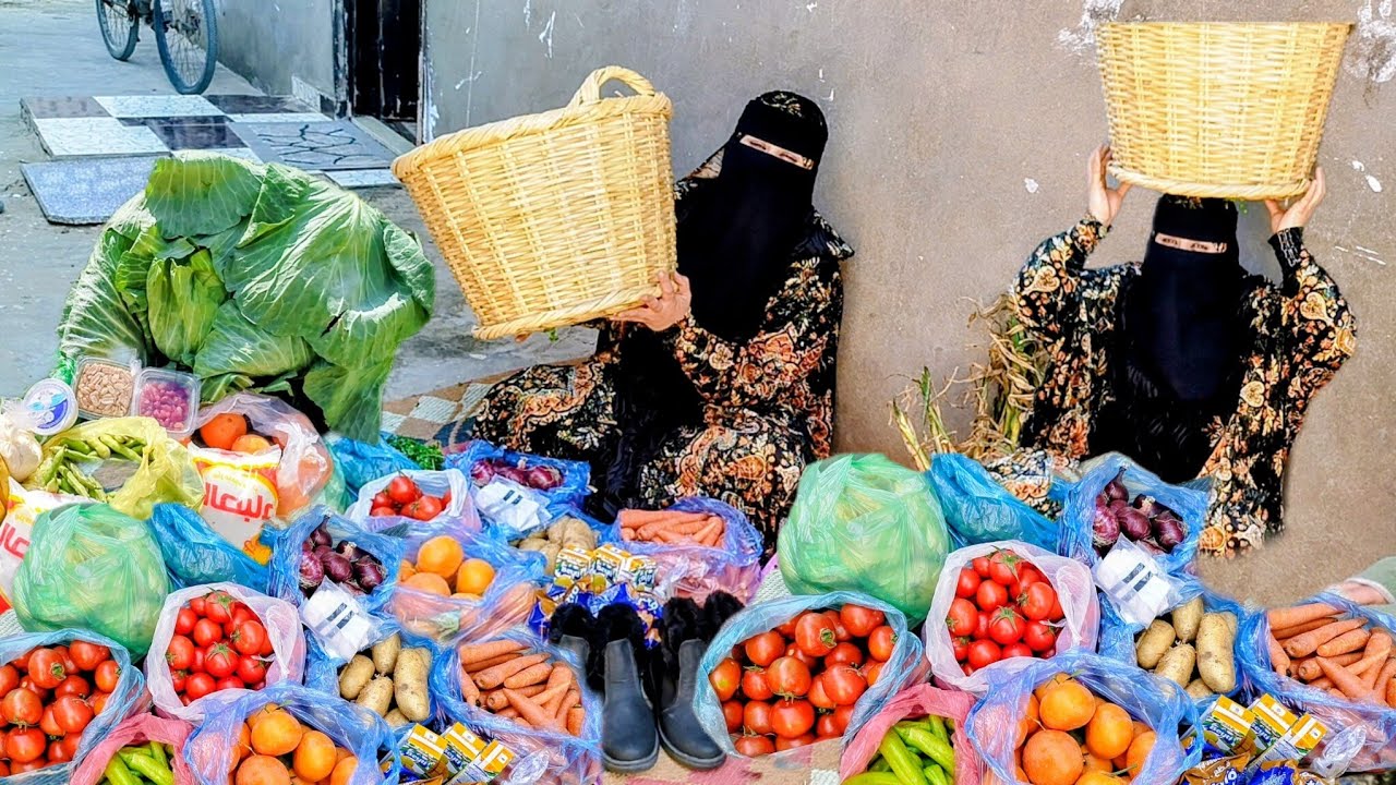 سوق العيد 🥹 والاسعار نار 🔥 اسعار الخضار الفاكهه اليوم عندنا في شمال سيناء
